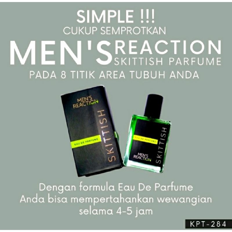 Skiitish Men's Reaction Original 3 Aroma Pemikat Wanita