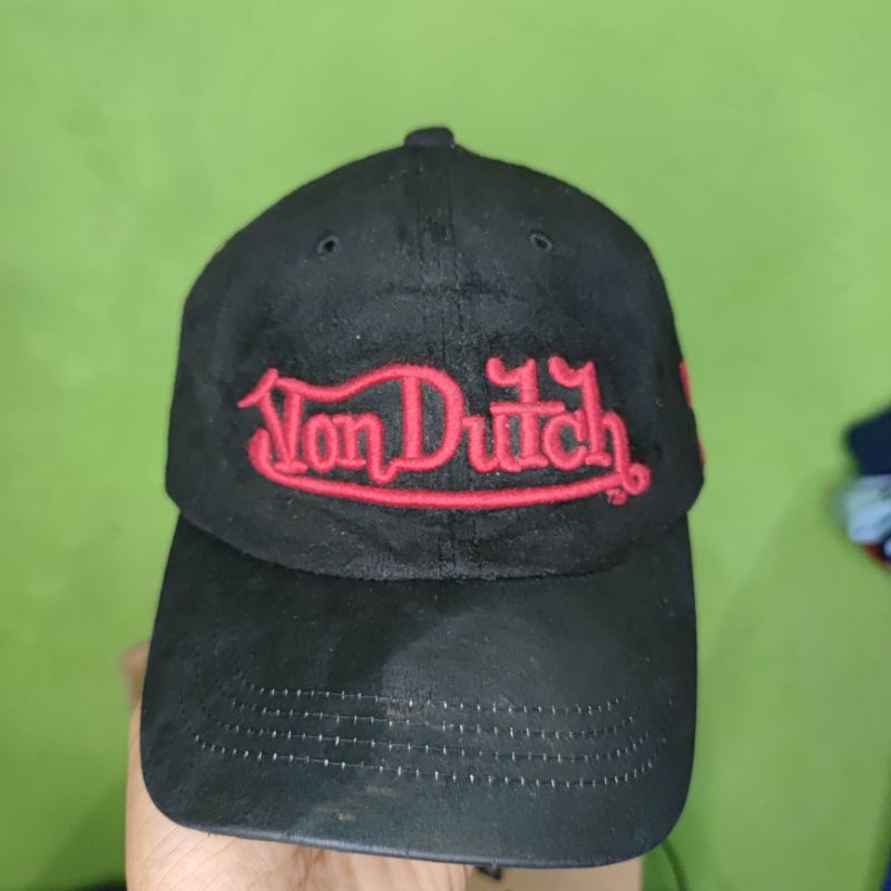 topi vondutch second original cap ori von Dutch hitam