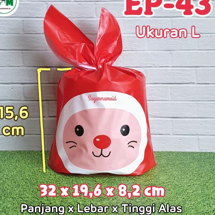 

Potongan Harga Plastik ikat EP 43 L (10pcs) Goodie bag Lucu Souvenir Hampers Kantong Tas Bungkus Kemasan Snack bag Kantong Ulang Tahun Besar
