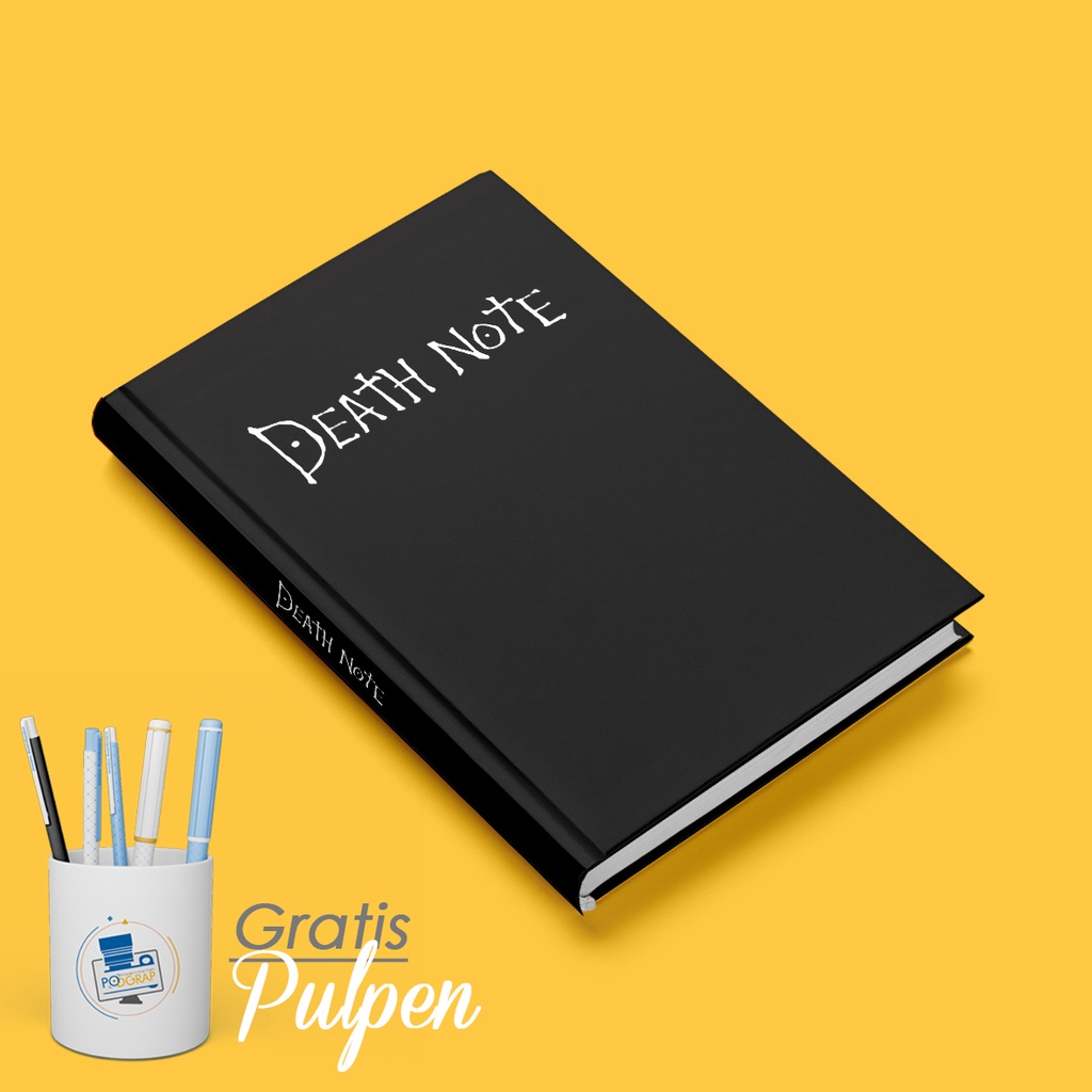 

Notebook Murah Death Note Ukuran A5 Hard Cover 200 Halaman