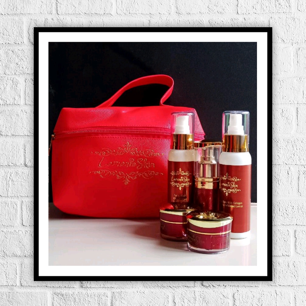 PRODUK ORIGINAL 100% - Lemonie Skin Paket Skincare Glowing / Paket Cream Glowing / Perawatan Wajah G