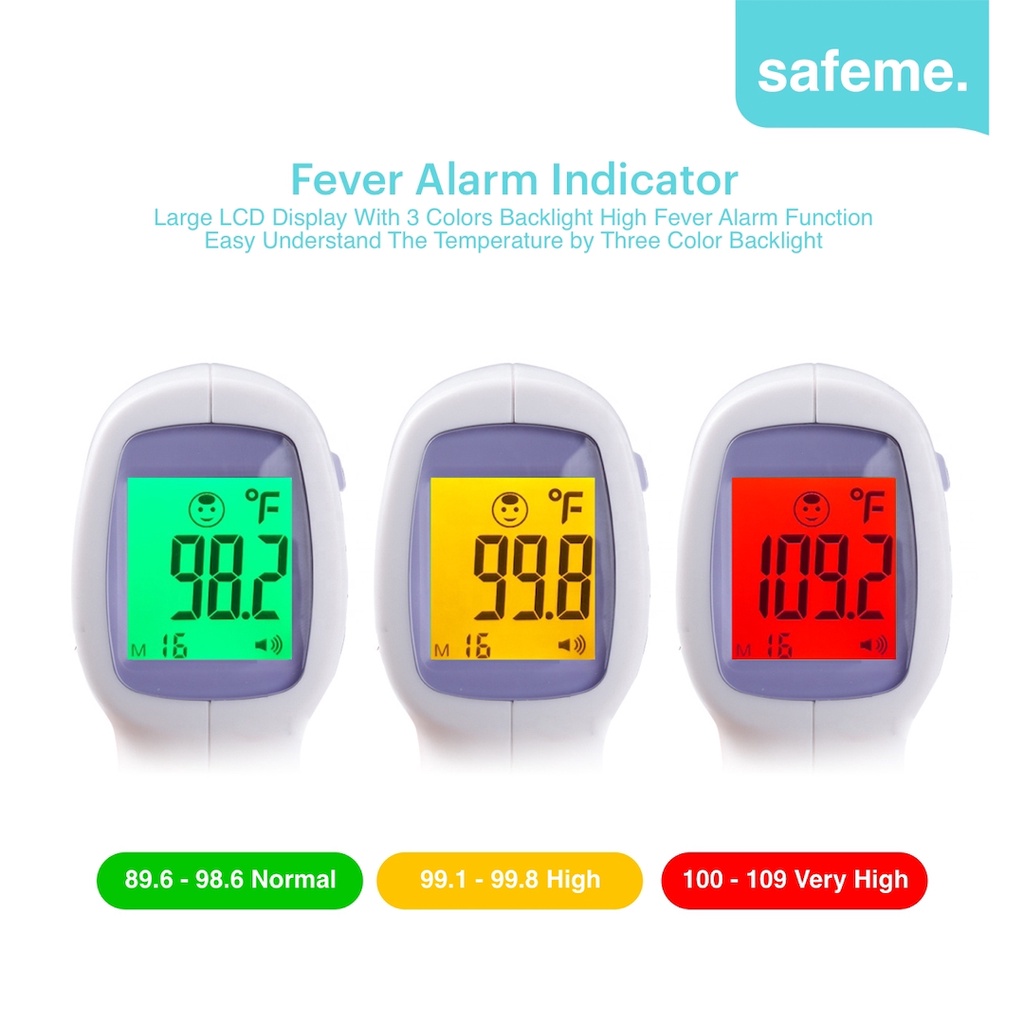Termometer Infrared Digital Suhu Badan Aiqura AD801 Thermometer Gun Non Contact