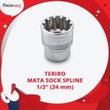 Tekiro Mata Sock Spline 1/2 Inch 24 mm / Tekiro Spline Socket
