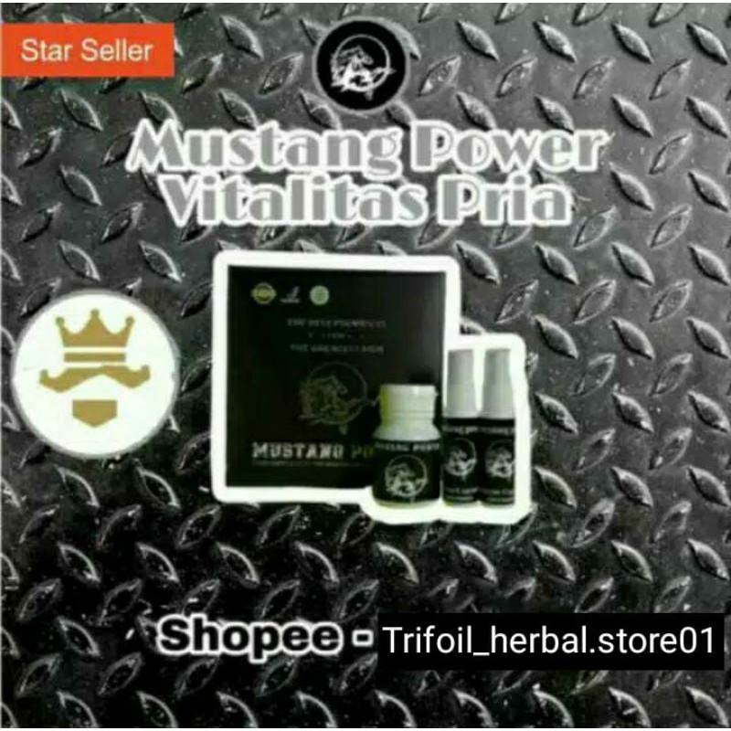 MUSTANG POWER OBAT KUAT PEMBESAR P3NIS DAN PENAMBAH STAMINA ( BEST SELLER )