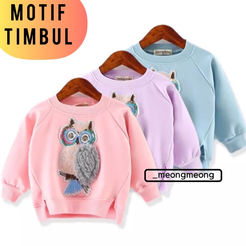 Sweater Anak Perempuan Glitter 6 tahun - 11 tahun