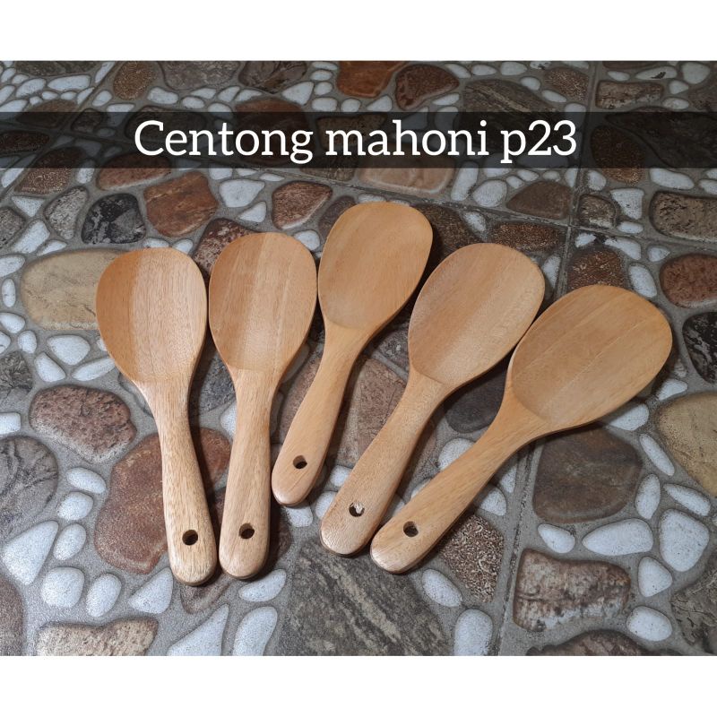 Centong Kayu Mahoni P23cm