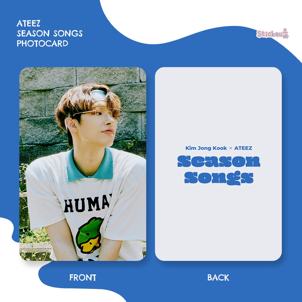 Photocard Ateez Season Songs