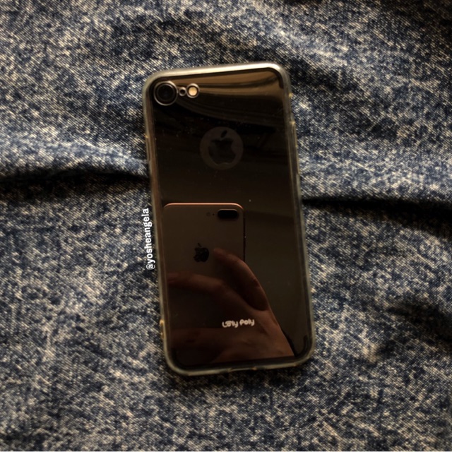 Loly Poly Acrylic Anticrack Case (Black) iPhone 7 / iPhone 8