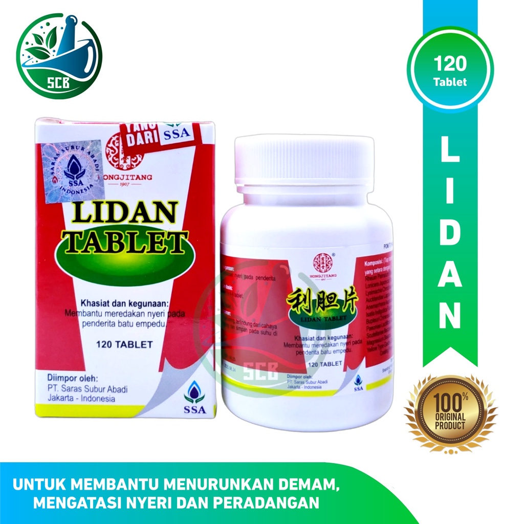 Lidan Tablet - Obat Batu Empedu