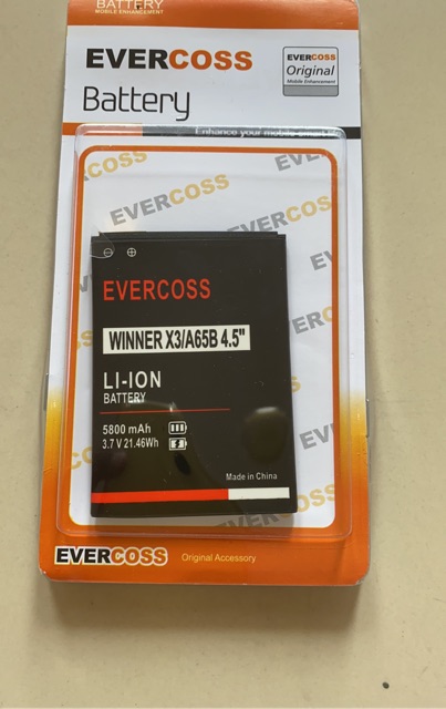 Baterai Evercoss A65b Winner X3 Original Baterai Batrai Batre Batere Batery Shopee Indonesia