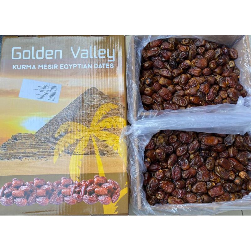 

Kurma Mesir Golden Valley 1 Kg |||| Kurma Terlaris Lembut & Original Product Fresh