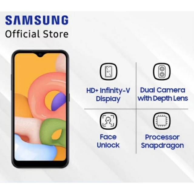 Samsung A01 Ram 2/16 GB Garansi Resmi