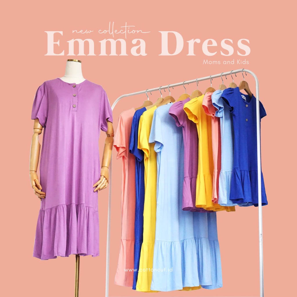 Cottoncut Emma Dress Couple Keluarga