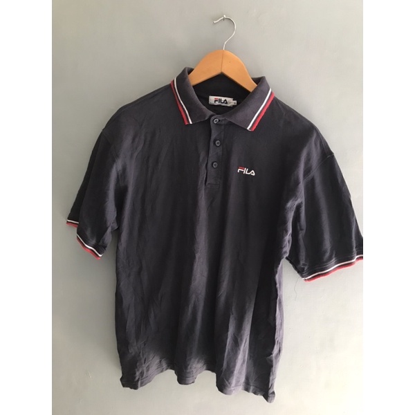 Kaos Kerah Fila Size (L) PL Second Keren