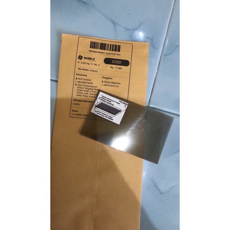 polaris polarizer polariz PAKET depan belakang cheerlux c6 c7 c9 murah berkualitas jombang high qual