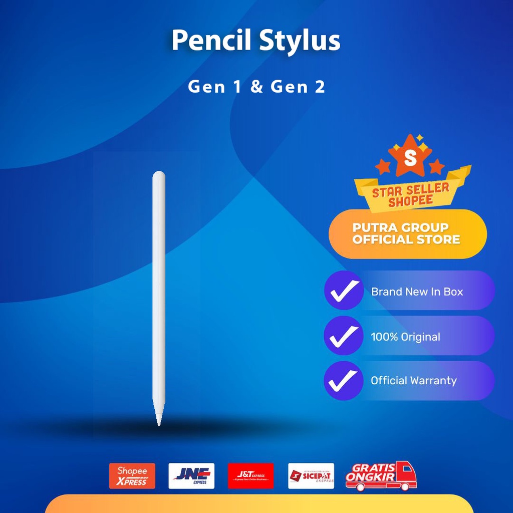 Pencilll / Pencil 1st Gen / Pencil 2 / Pencil 2nd Gen / Pencil Gen 1 / Pencil Gen 2 Stylus Pen