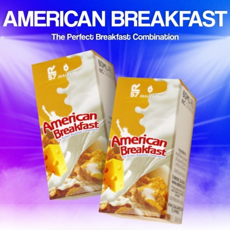 AMERICAN BREAKFAST V4 OAT MILK CHEESE BY R57 X JVP 3MG 60ML AB