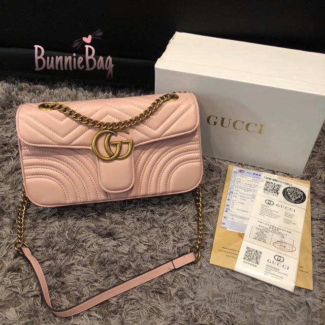 gucci marmont baby pink