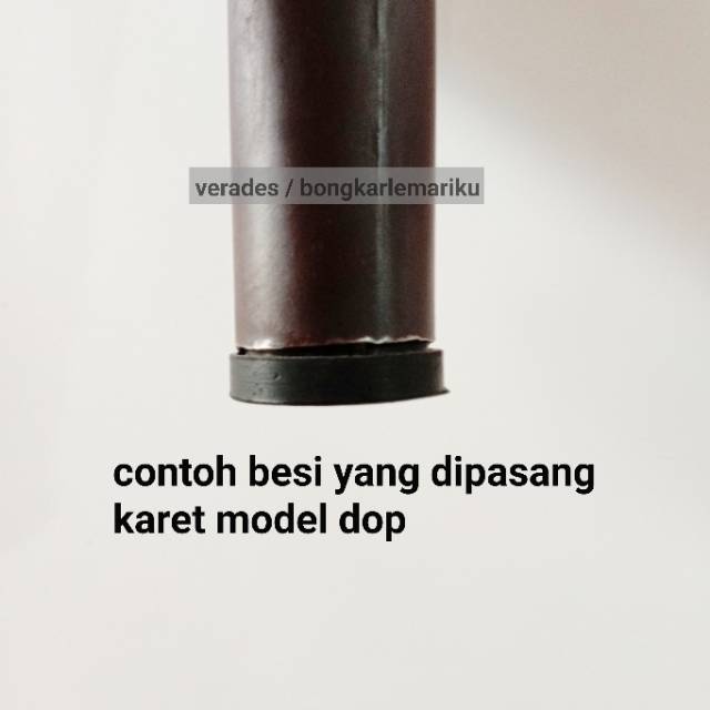 Karet Dop 7/8&quot; 2cm Kaki Kursi Meja Tutup Besi Pipa