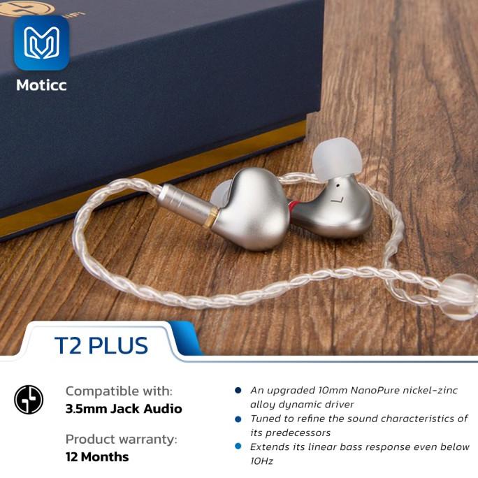 Elektronik | Audio | Tin Hifi T2 Plus Nanopure Dynamic Drive In Ear Earphone With Mmcx | Best Seller