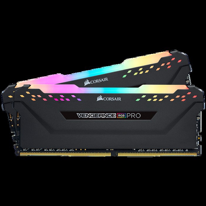 VENGEANCE RGB PRO 16GB (2x8GB) DDR4 DRAM 3200MHz C16 Memory Kit-Black MANTAFF GAN