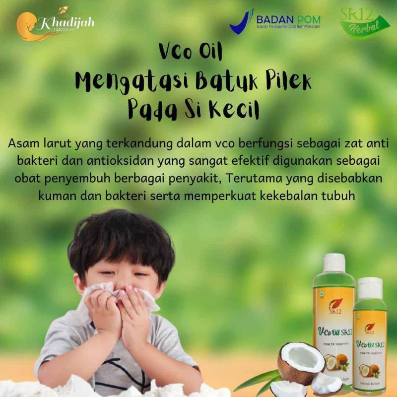 

vco sr12 minyak kelapa murni