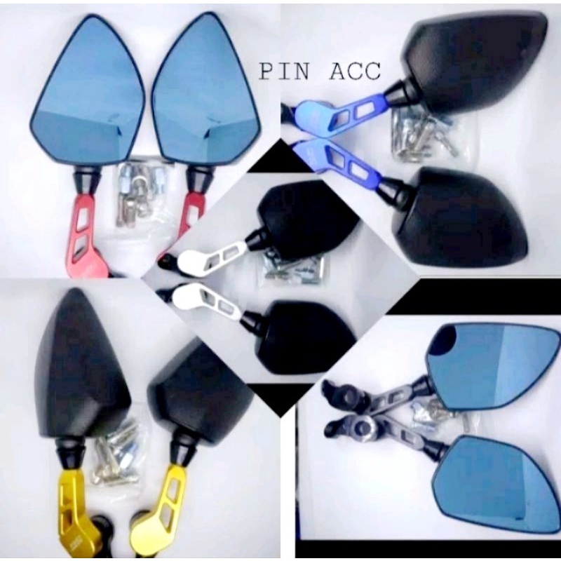 Spion Model Ducati Full CNC Aerox Nmax Vario Pcx Adv lexy Ninja R RR R15 v2 v3 dll Universal Motor