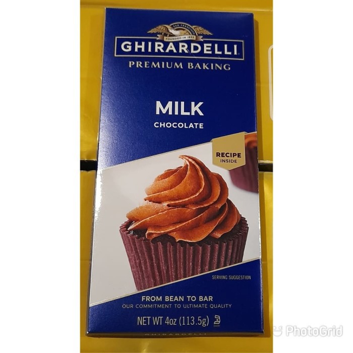 

Kualitas Terbaik - Ghirardelli Premium Baking Bar-Chocolate Import