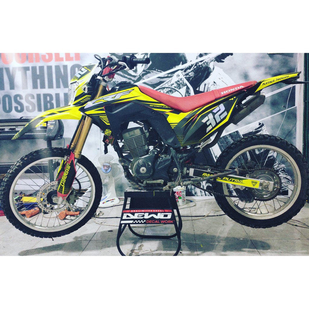 DECAL CRF MURAH DECAL CRF MURAH KEREN DECAL CRF SIMPEL DECAL CRF HOLOGRAM PELANGI