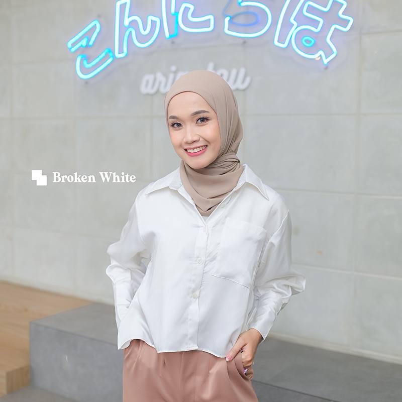 GLORIA SHIRT / KEMEJA SATIN / SATIN SHIRT / SILK SATIN SHIRT