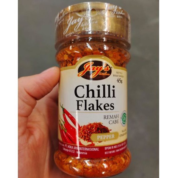 Chili Flakes Remah Cabe Pepper Jay's 45g