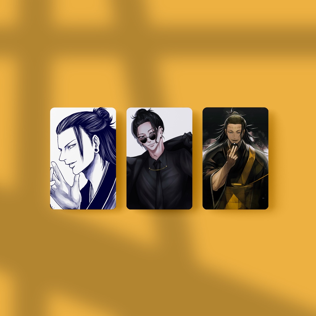 Photocard Suguru Geto Jujutsu Kaisen | Photocard Anime Character