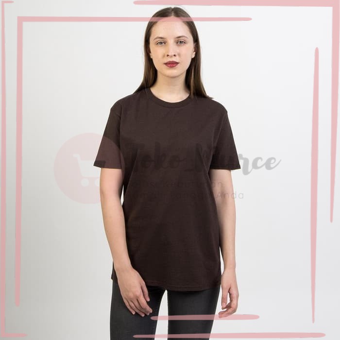 Kaos Polos Pria New States Apparel Dark Chocolate | Kaos Polos Coklat Tua
