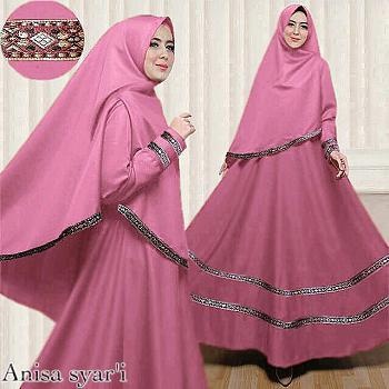 FENISHASTORE LONG GAMIS ANISA SYAR'I//GAMIS MUSLIMAH//GAMIS FASHION//GAMIS ELEGANT//GAMIS LEBARAN//GAMIS PENGAJIAN