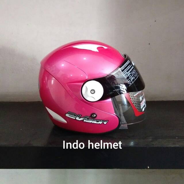 HELM KYT 2 VISION PINK ORI KYT 2 VISION GRATIS BUBLE WRAP