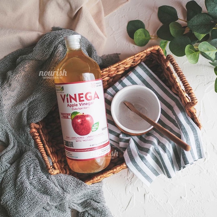 

Jual Vinega, Apple Vinegar (Cuka Apel Alami) With The Mother 1L