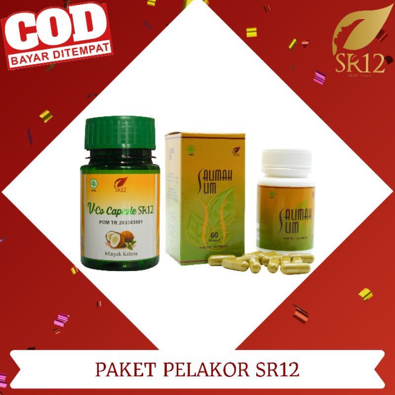 SR12 PAKET PELAKOR SALIMAH SLIM + VICO CAPSUL PELUNTUR LEMAK KOTOR OBAT DIET HERBAL