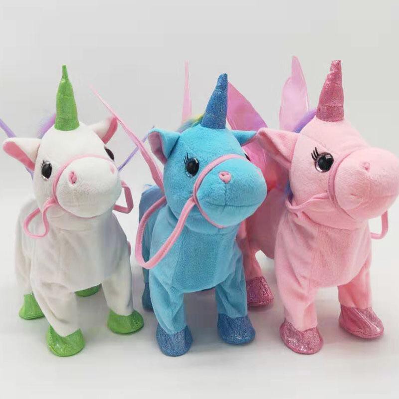 BONEKA UNICORN BISA JALAN &amp; GOYANG DAN NYANYI / BONEKA PONY