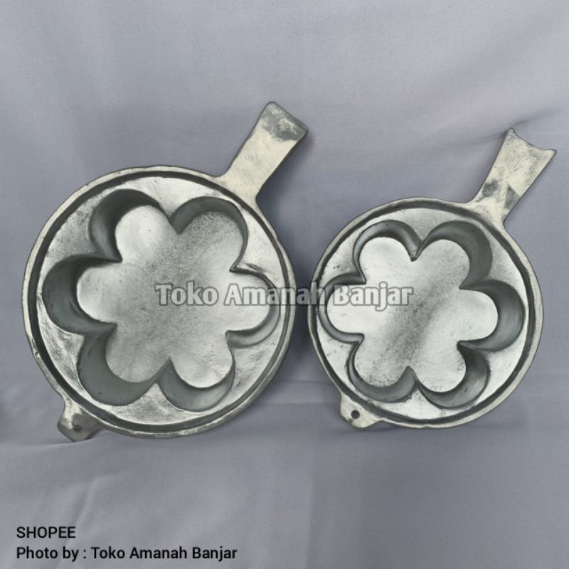 Loyang Cetakan Kue Bingka | Bahan Allumunium Tebal Anti Karat | Tuangan Kue Bingka | Loyang Kue Bing