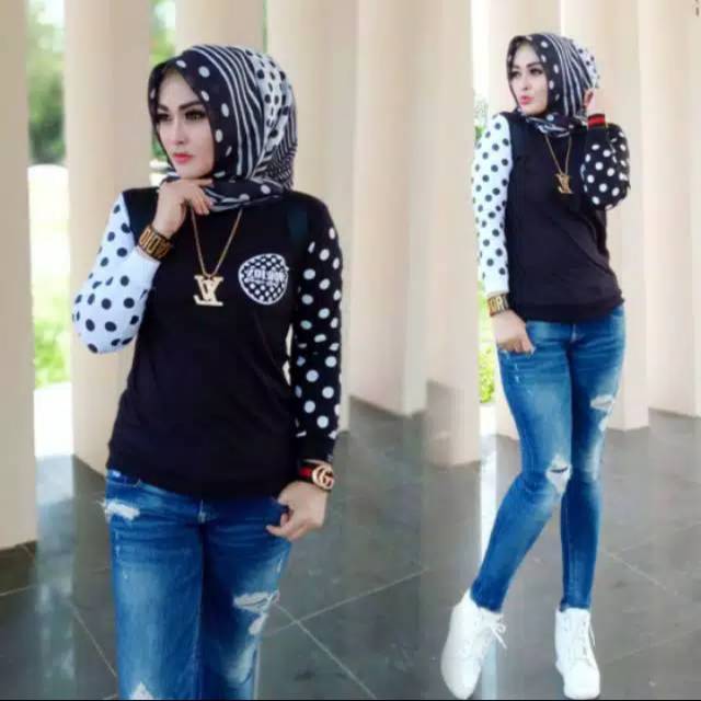 ZOLAQU POLKA BLACK WHITE