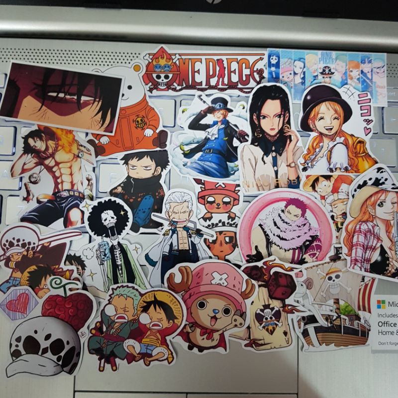 21 pcs/pack sticker one piece