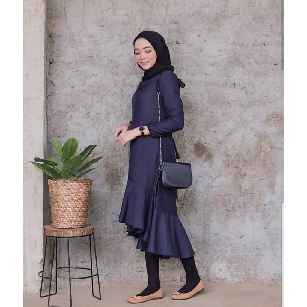  Baju  Wanita  Tunik  Muslim Wanita  Rukhi Tunik  Shopee  Indonesia