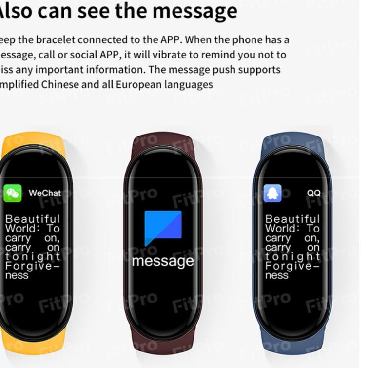 Terbaru.. 【Ready】M5/M6 Smartband M6 Jam Kesehatan Gelang Kesehatan Smart Bracelet Watch