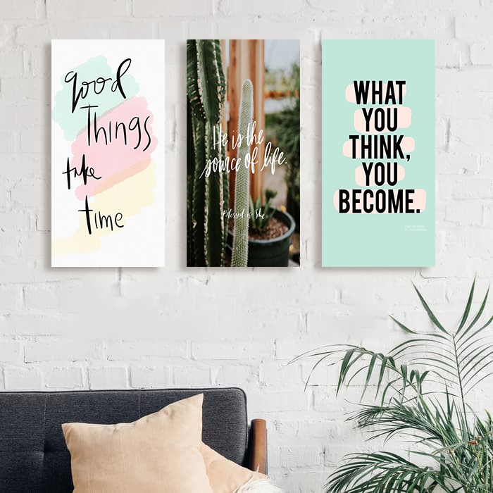 Kamilastorindo Dekorasi Rumah Poster Kayu Hiasan Pajangan Dinding motivation quotes  Project8 1530