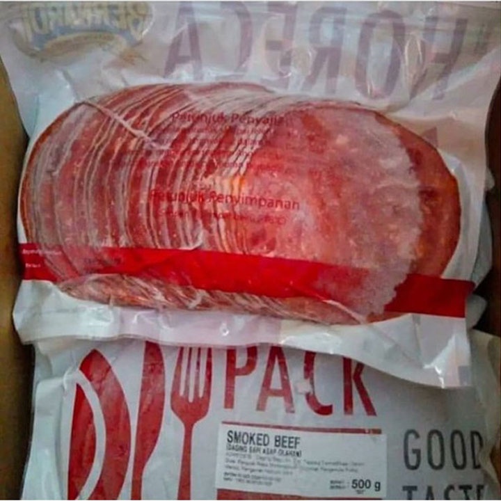 

Bernardi Smoked Beef Horeca Pack, Bentuk Bulat, Kemasan 500gr