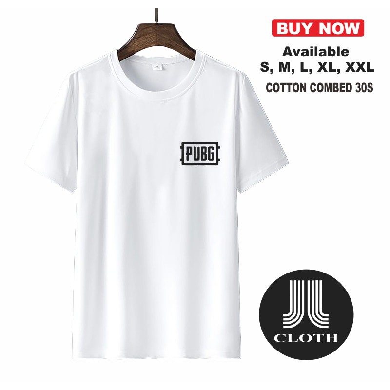 T-SHIRT BAJU KAOS DISTRO PUBG LOGO COMBED 30S MURAH