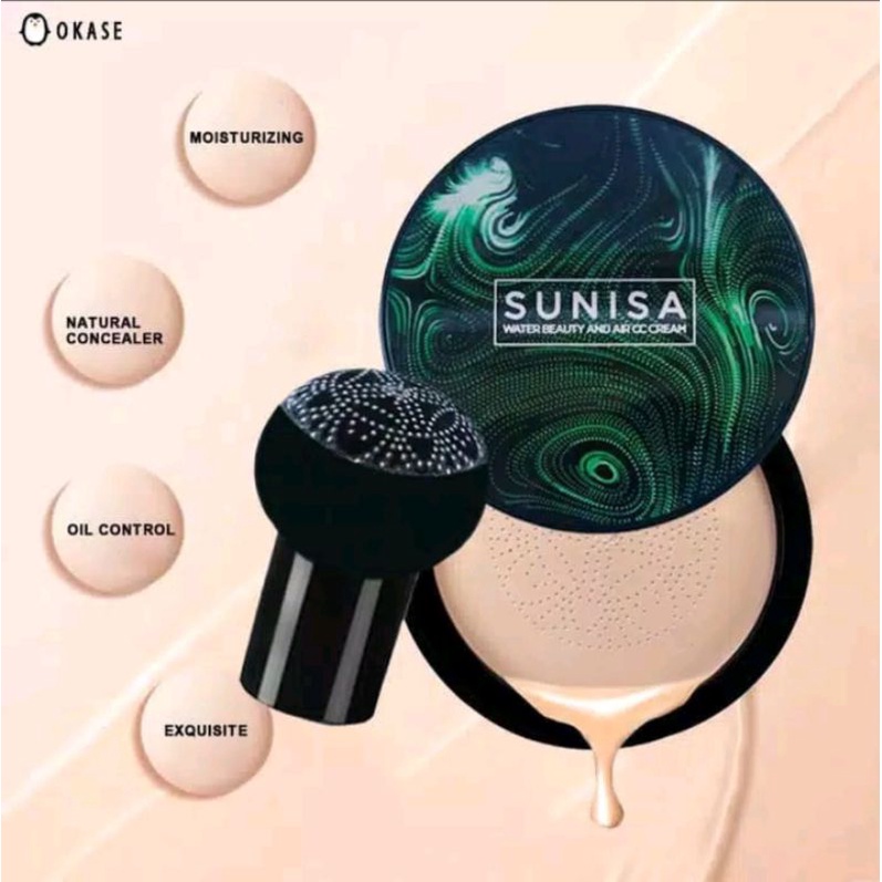 S&quot;NISA MUSHROOM HEAD BB CUSHION AIR PAD CC CREAM [ 𝗢𝗥𝗜𝗚𝗜𝗡𝗔𝗟 𝗜𝗠𝗣𝗢𝗥𝗧 ]