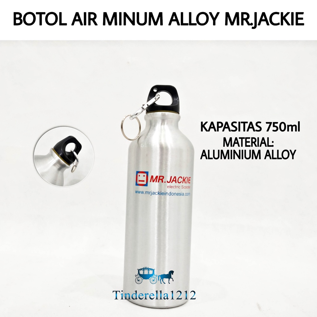 BOTOL MINUM SEPEDA ALLOY MR.JACKIE