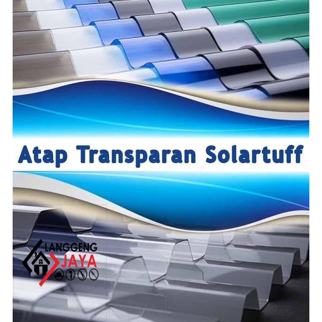 Promo Atap Transparan Solartuff Tebal 0.8 Mm - Atap Transparan Di Langgeng-