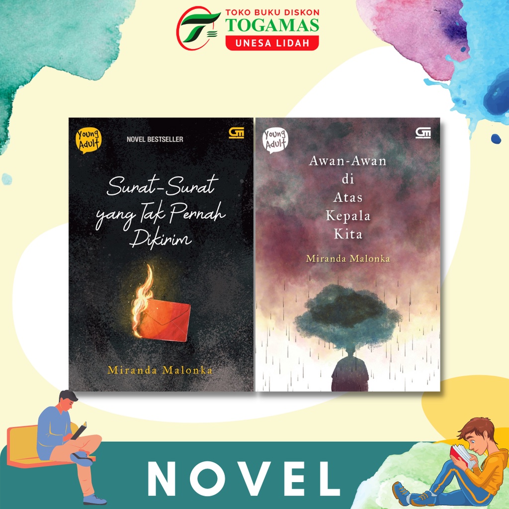 YOUNG ADULT : SURAT SURAT YANG TAK PERNAH DIKIRIM / AWAN AWAN DI ATAS KEPALA KITA KARYA MIRANDA MALOKA